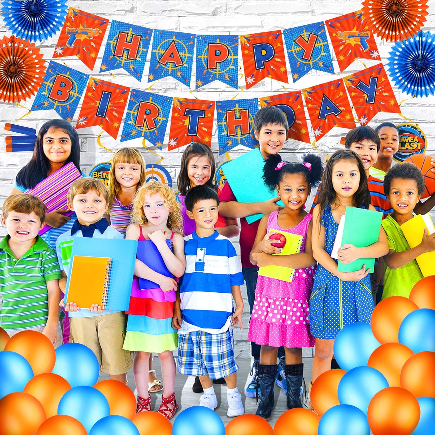 Skylety 30 Piece Dart Birthday Party Decor Set