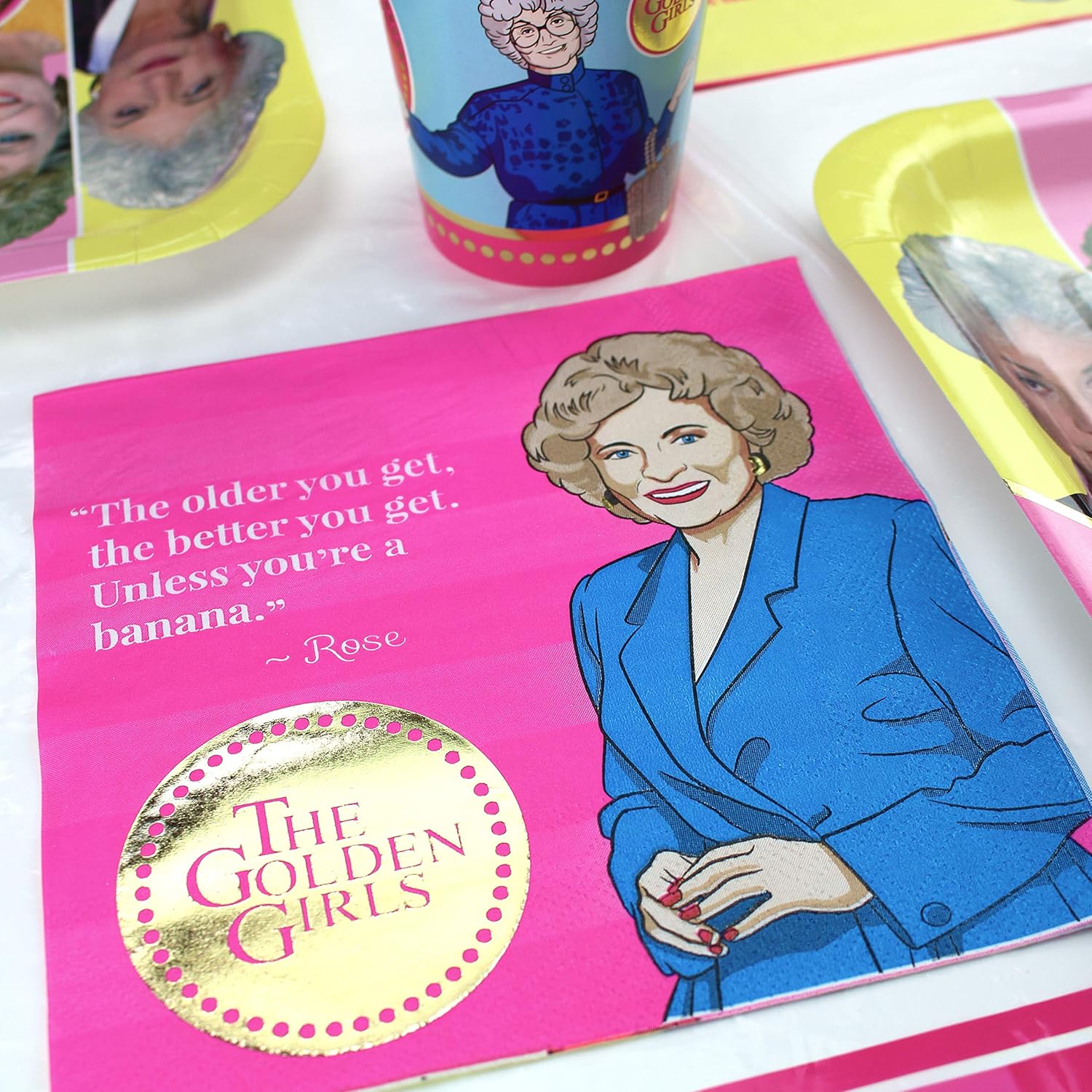 Golden Girls Party Supplies 58 Piece Set