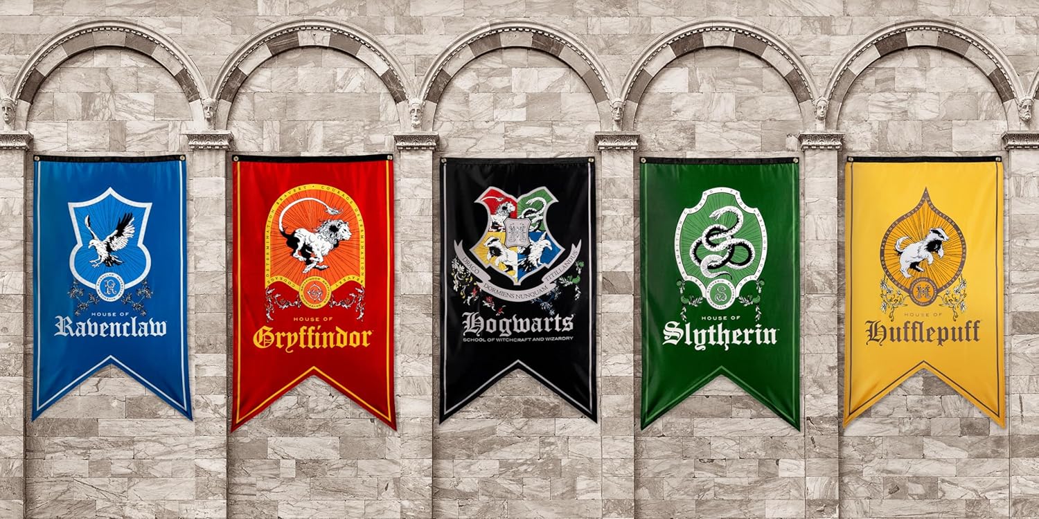 Conquest Journals Harry Potter House Flag Set