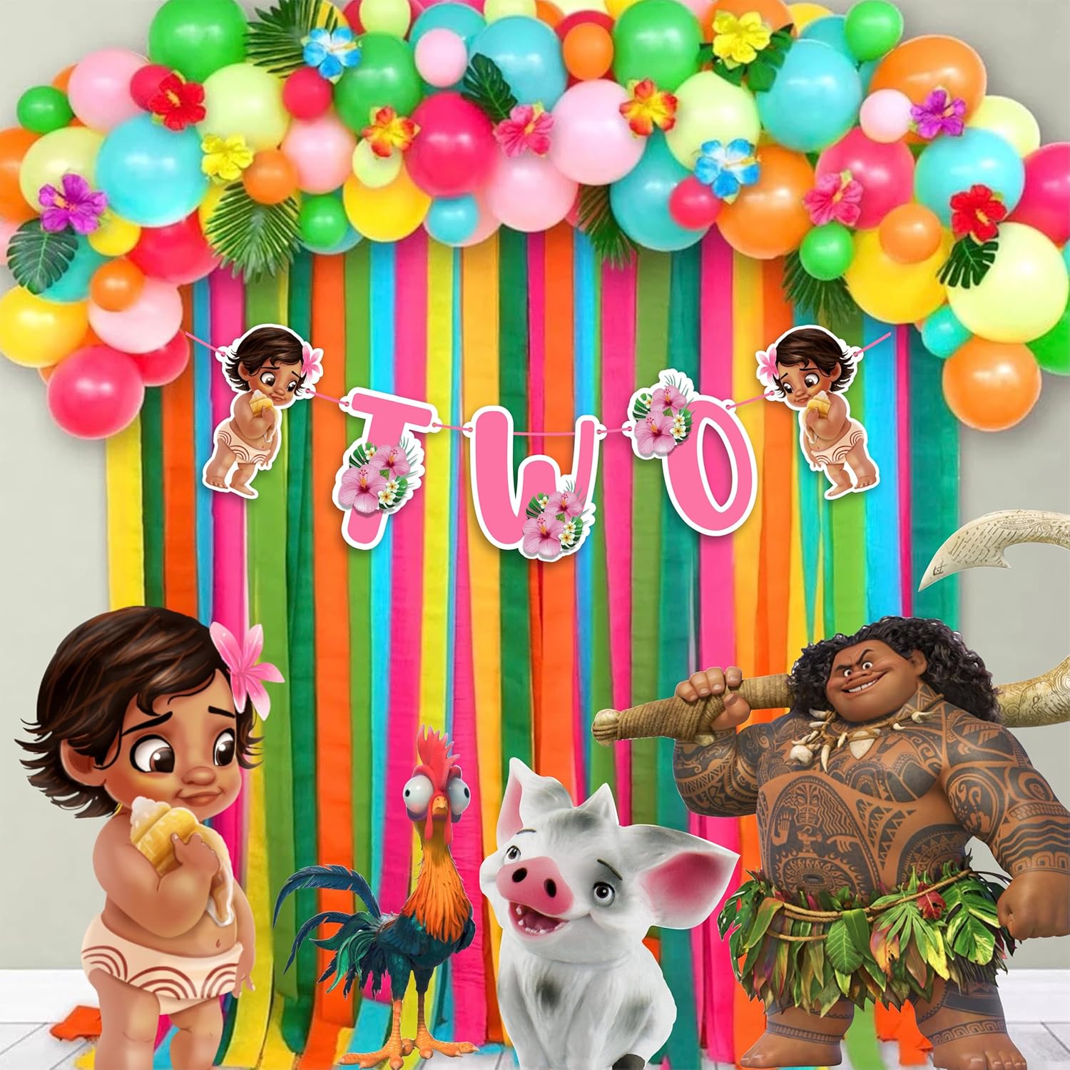 BBY Mna Two Birthday Banner for Girls